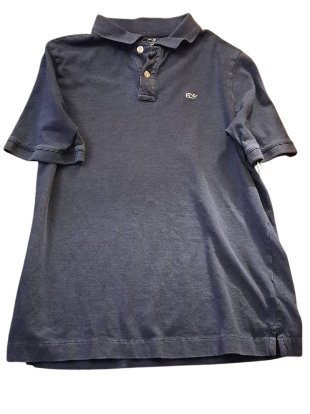 Vineyard Vines (127)Navy Short-Sleeve Whale Polo